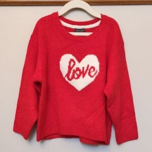 Red Heart ♥️ Love Sweater NEW Girls XS 4/5 Vince Camuto Valentine's Day 4 5 CUTE